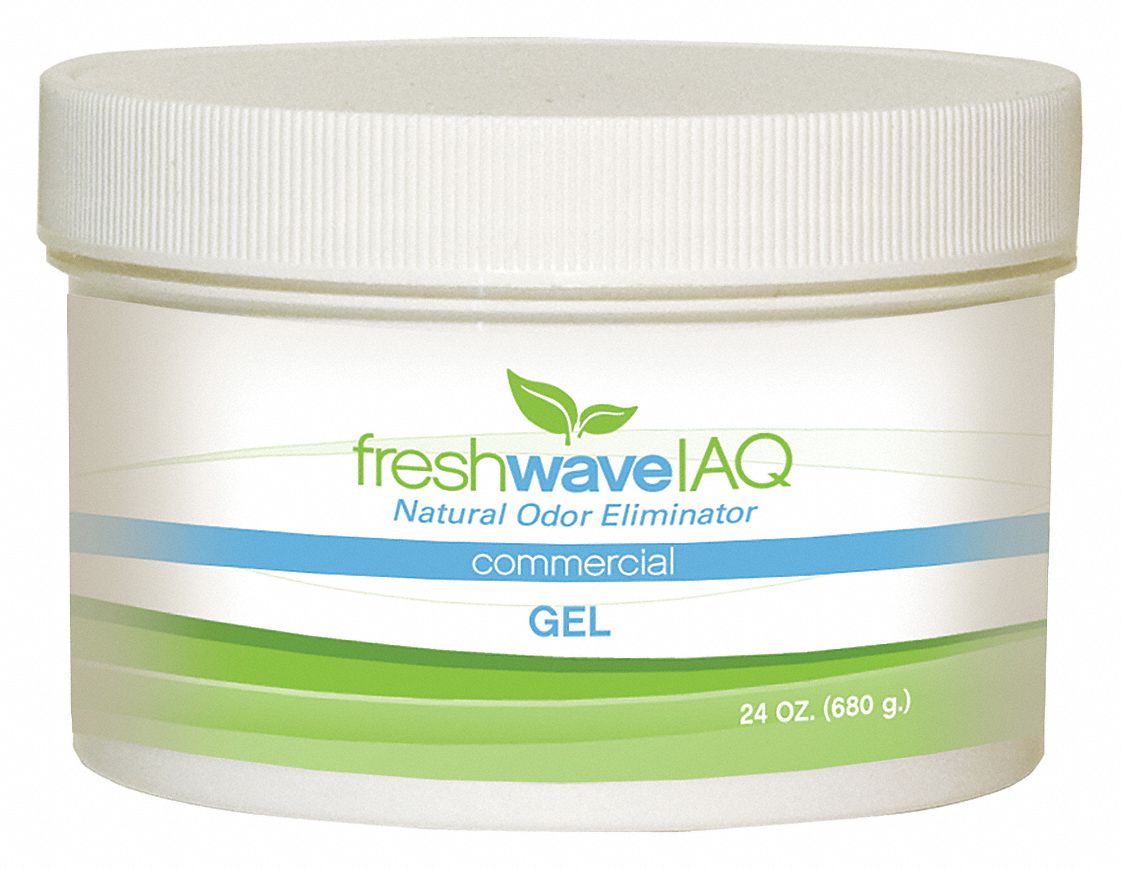 FRESHWAVE IAQ Odor Eliminators, Jar, 24 oz, Gel, Unscented 39F971546