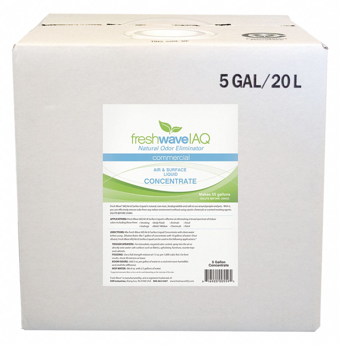 39F980 - Air and Surface Odor Eliminator 5 gal.