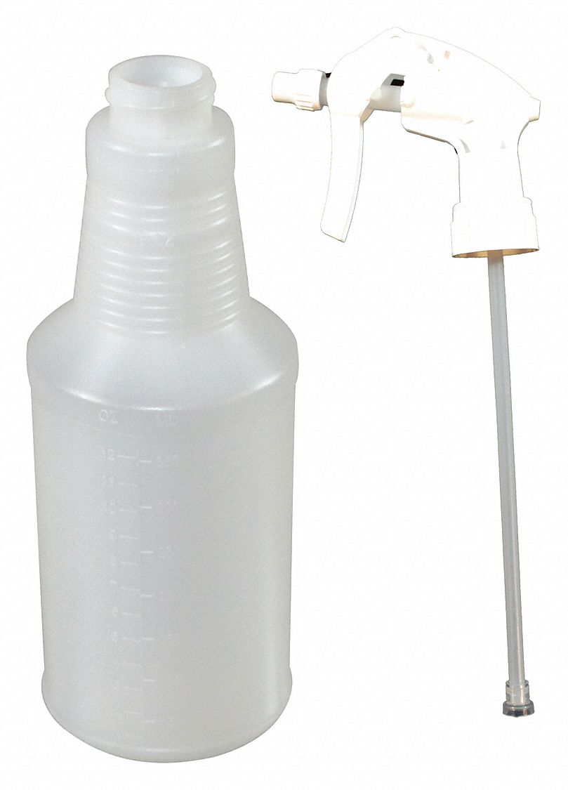 Impact 24 Oz. Spray Bottle Transparent/White/Blue 3/Pack (721707) 