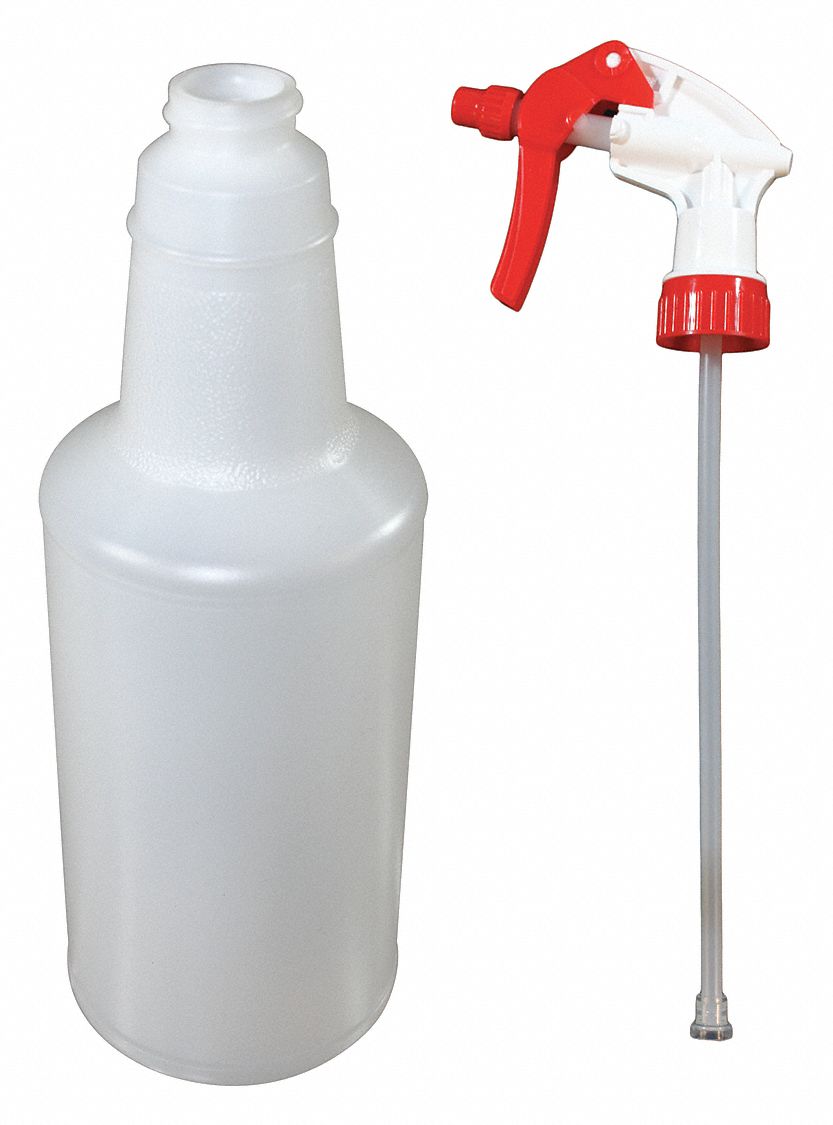 TRIGGER SPRAY BOTTLE,32 OZ.,CLEAR/WHITE