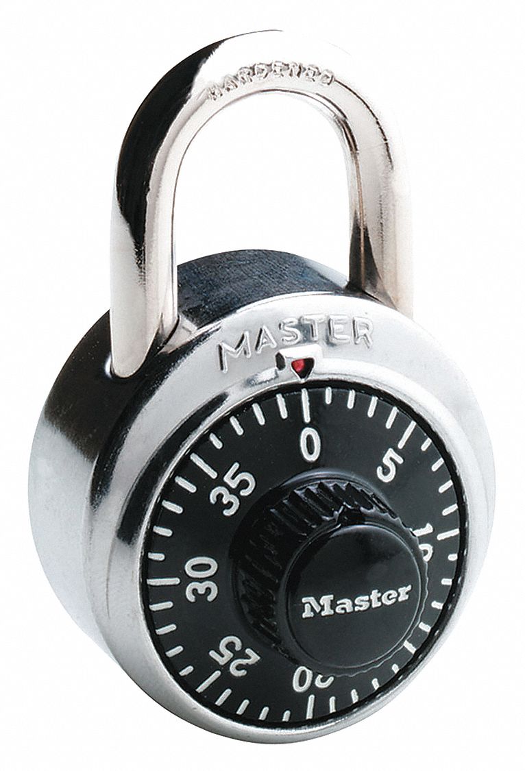 Master Lock 1850D Fortress Combination Padlocks 1-7/8" 