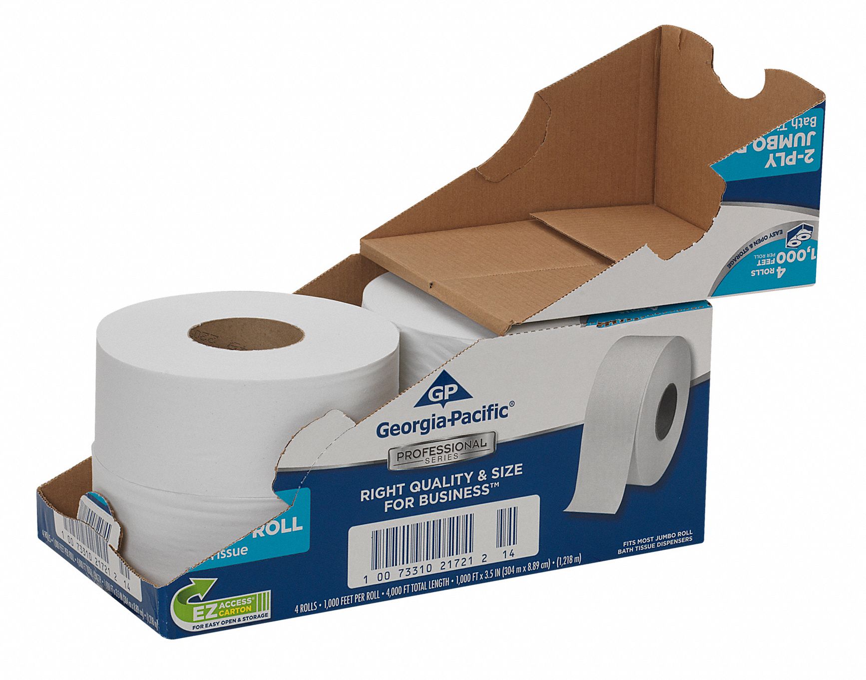Toilet Paper Roll, GP Professional Series(R), Jumbo Core, 2 Ply