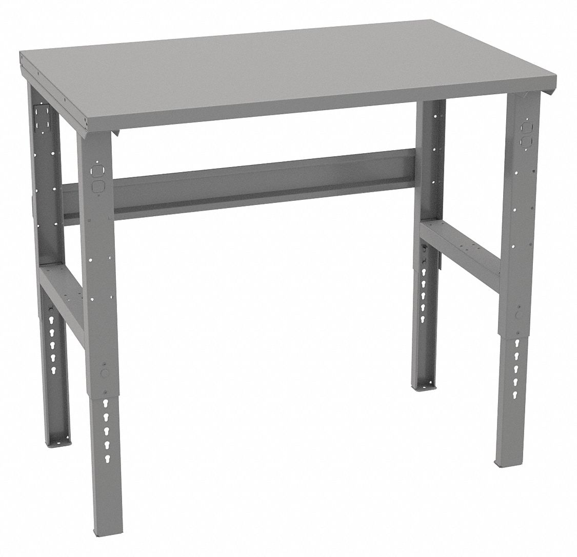 TENNSCO, Adj Ht, Steel, Workbench - 39FL65|WBAT-1-3048S - Grainger