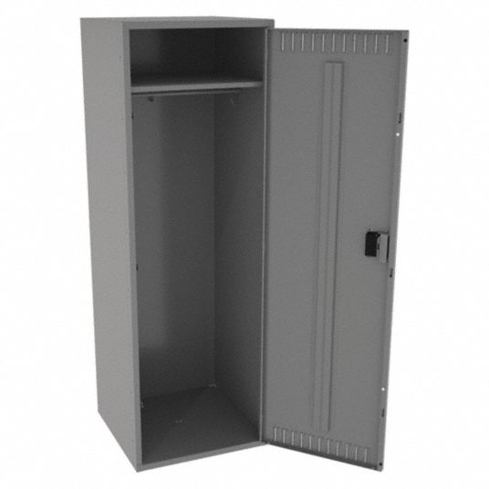 TENNSCO, 24 in x 24 in x 72 in, Louvered, Wardrobe Locker -  39FM45|STS-242472-AMG - Grainger