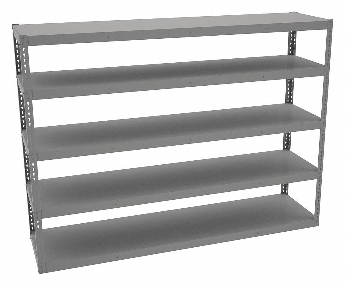 TENNSCO, Standalone, ExtraHeavyDuty, Boltless Shelving 39FM75RXHS