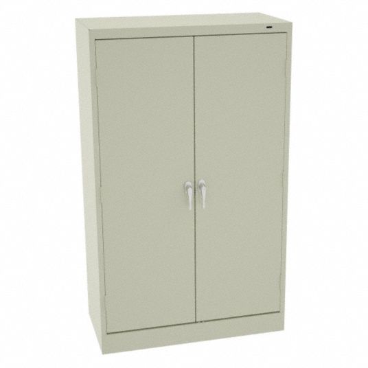 TENNSCO, 36 in x 18 in x 60 in, Swing Handle & Keyed, Storage Cabinet ...