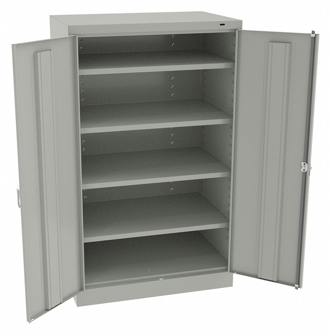 Storage Cabinet: 36 in x 24 in x 60 in, Swing  Handle & Keyed, 24 ga Panel Thick, Frame