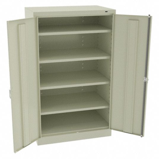 TENNSCO, 36 in x 24 in x 60 in, Swing Handle & Keyed, Storage Cabinet ...