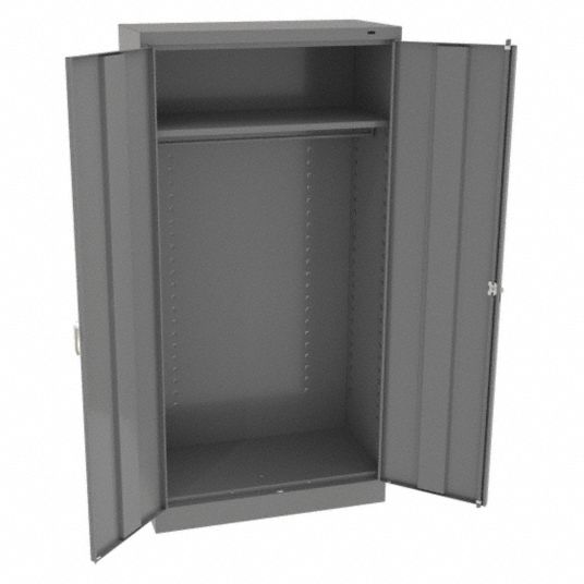 TENNSCO Storage Cabinet: 36 in x 18 in x 72 in, 1 Adj Shelf, Swing ...