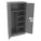 STORAGE CABINET, 36 X 18 X 72 IN, 5 SHELVES, RECESSED PULL HANDLE & ELECTRONIC KEYPAD