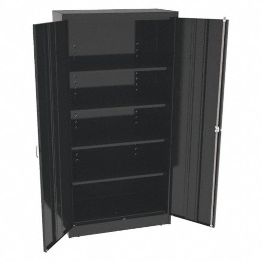 TENNSCO, 36 in x 18 in x 72 in, Swing Handle & Keyed, Storage Cabinet ...