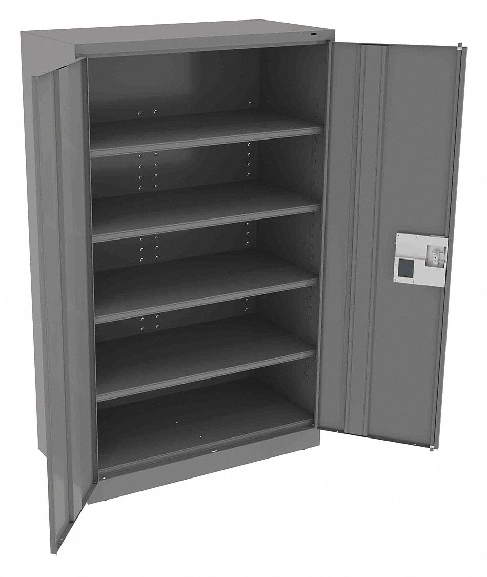 TENNSCO Commercial Storage Medium Gray, 78 in H X 48 in W X 24