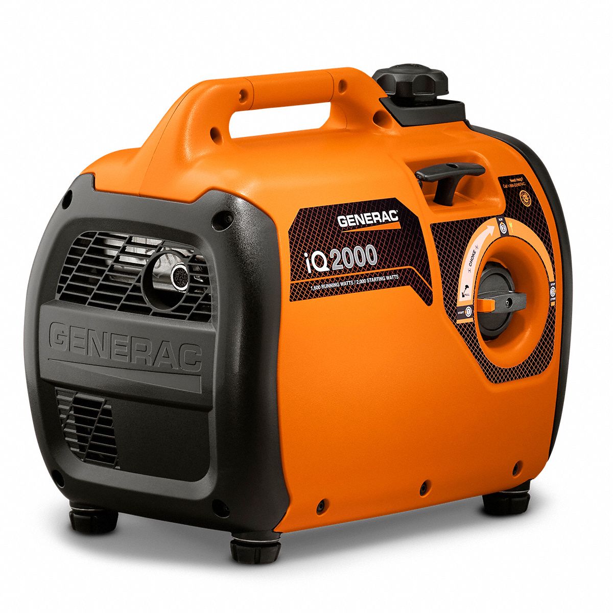 GENERAC Portable Inverter Generator, Inverter, Generator Fuel Type