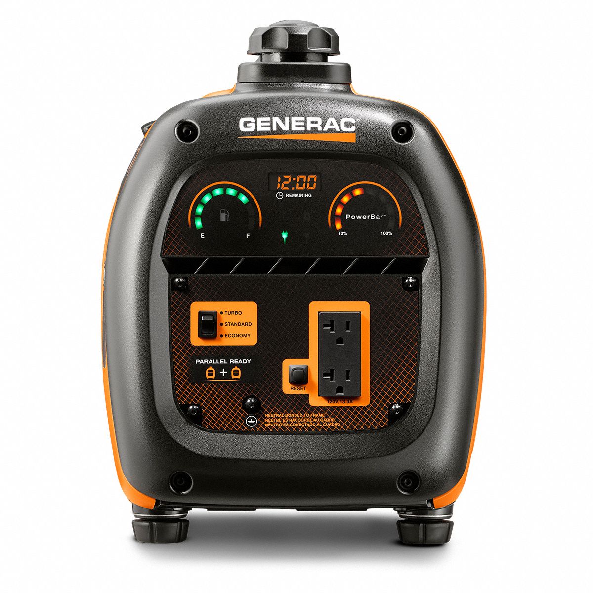 GENERAC Portable Inverter Generator, Inverter, Generator Fuel Type ...