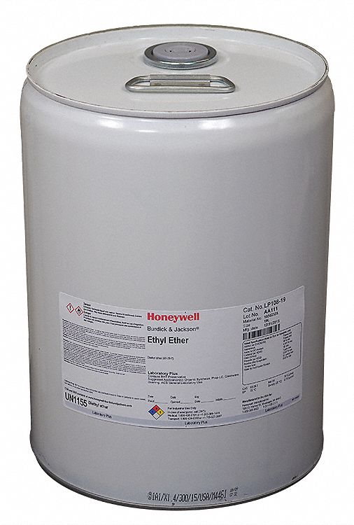 Ethyl Ether Prsrvd, 19L, ACSGRADE, CH3CH22O