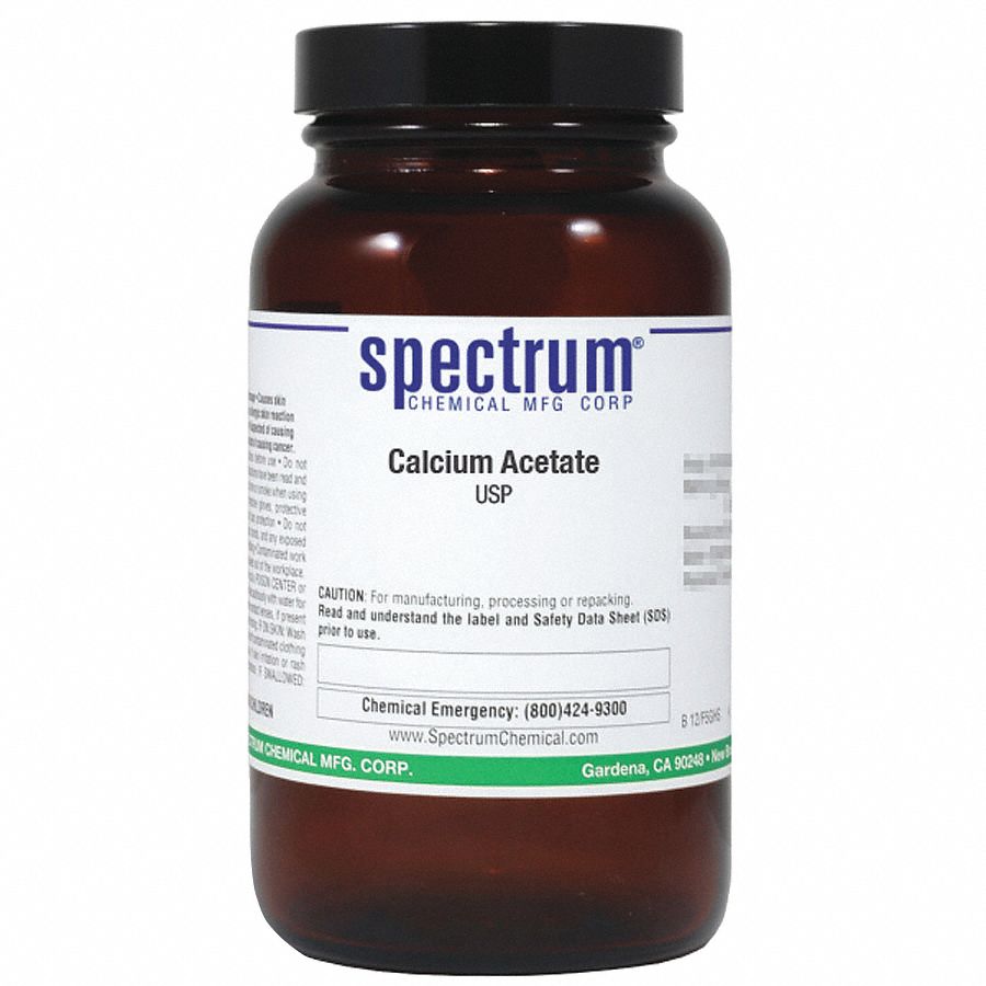 Calcium Acetate, USP, 100g
