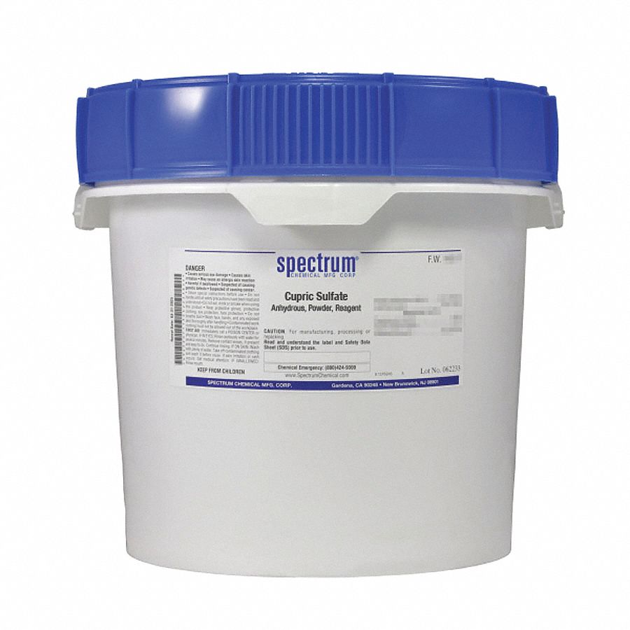 Cupric Sulfate, Anhydrous, Reagent, 12kg
