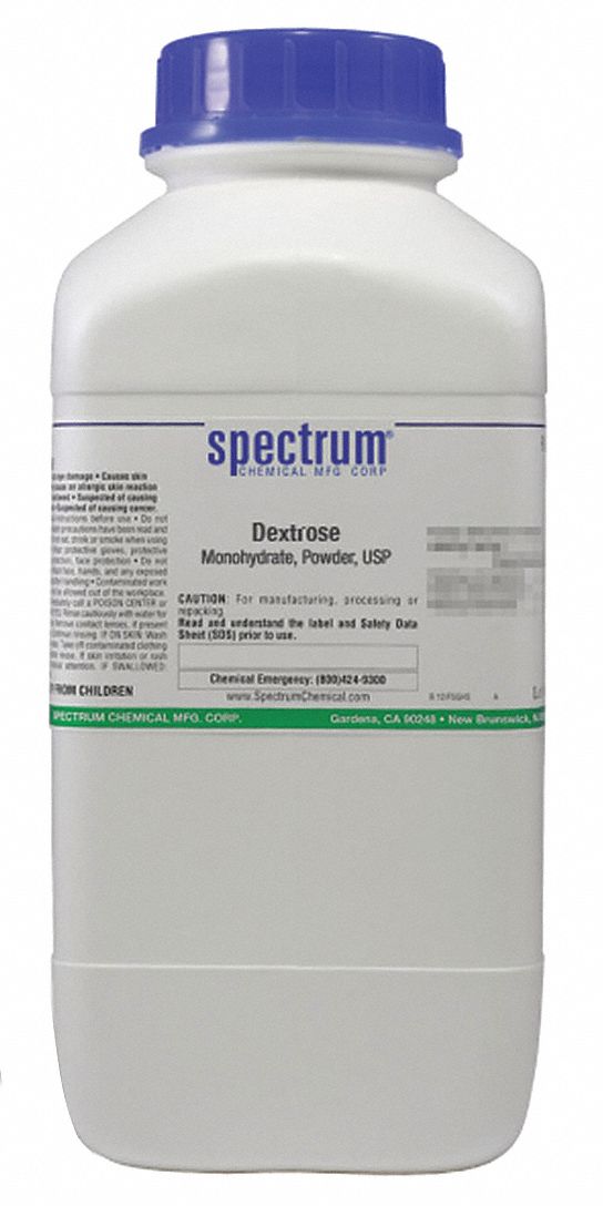 Dextrose, Hydrous, Powder, USP, 2.5kg