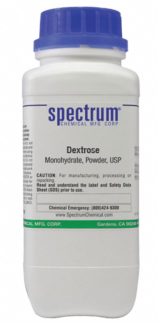 Dextrose, Hydrous, Powder, USP, 500g