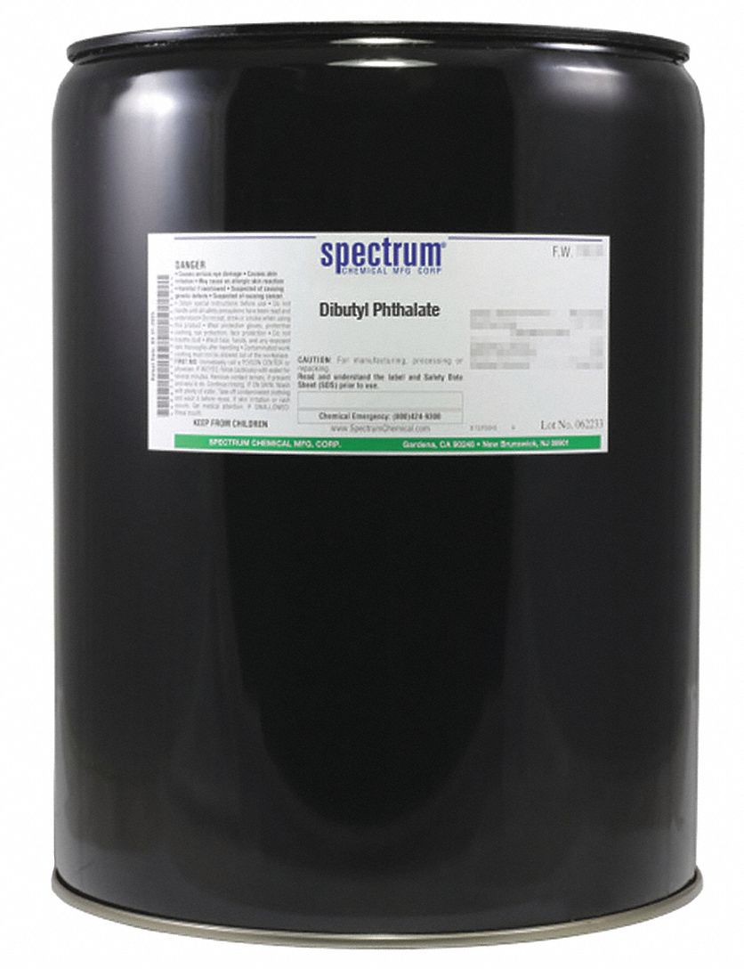 Dibutyl Phthalate: Lab, 20 L, 84-74-2, Reagent, Liquid, Drum, Metal, 24 mo Shelf Life, 1