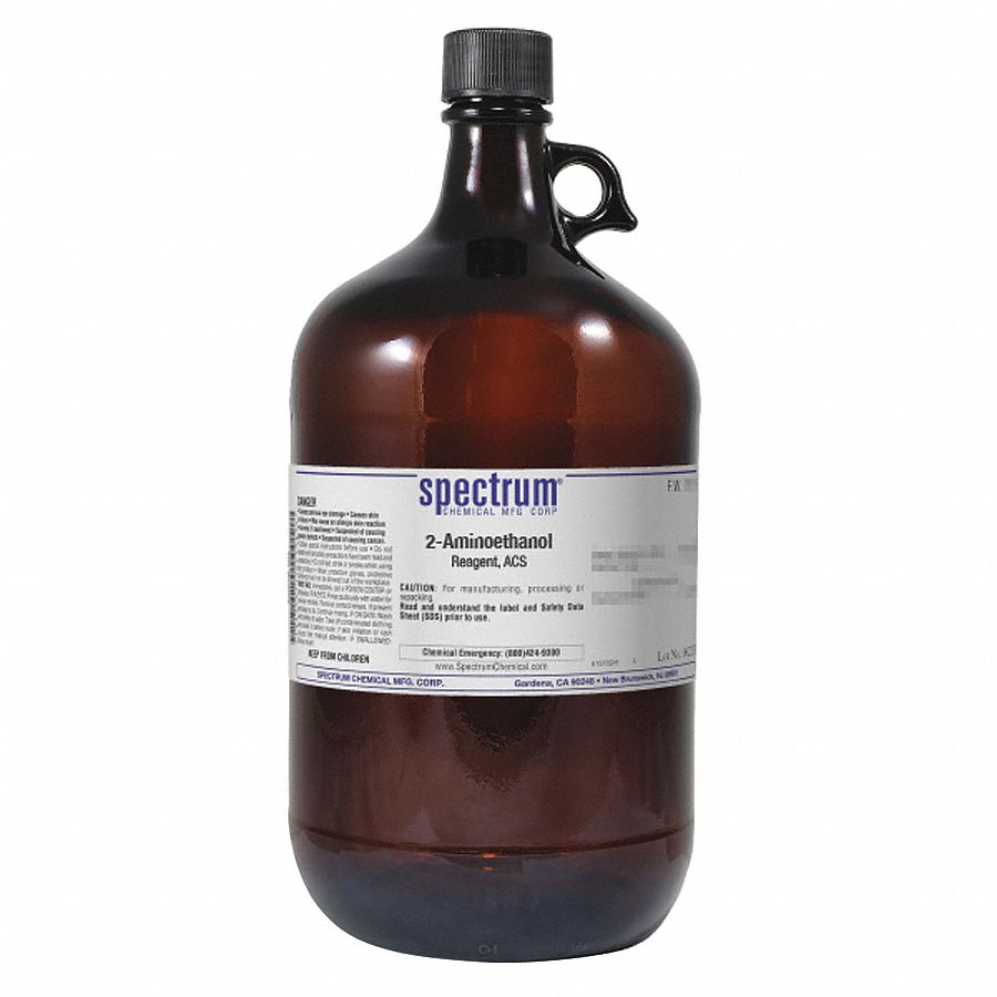 2-Aminoethanol, Reagent, ACS, 4L