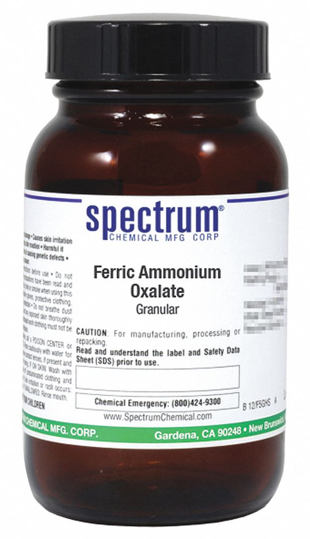 Ferric Ammonium Oxalate, Granular, 125g