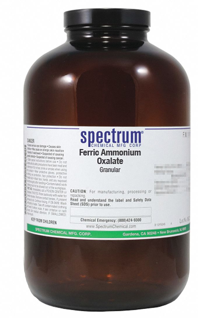 Ferric Ammonium Oxalate, Granular, 2.5kg