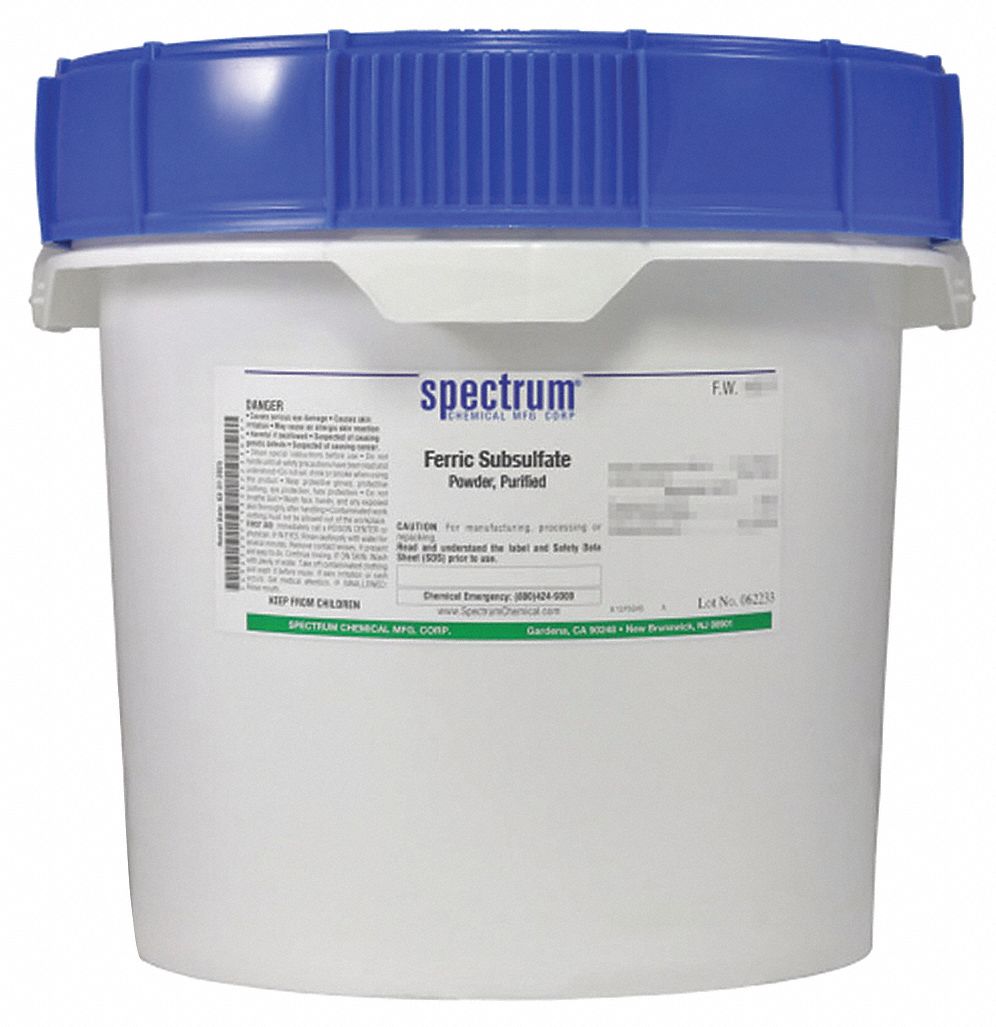 Ferric Subsulfate, Powder, Purified, 2.5kg
