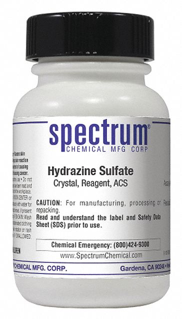 Hydrazine Sulfate, Crystal, Reagent, 25g