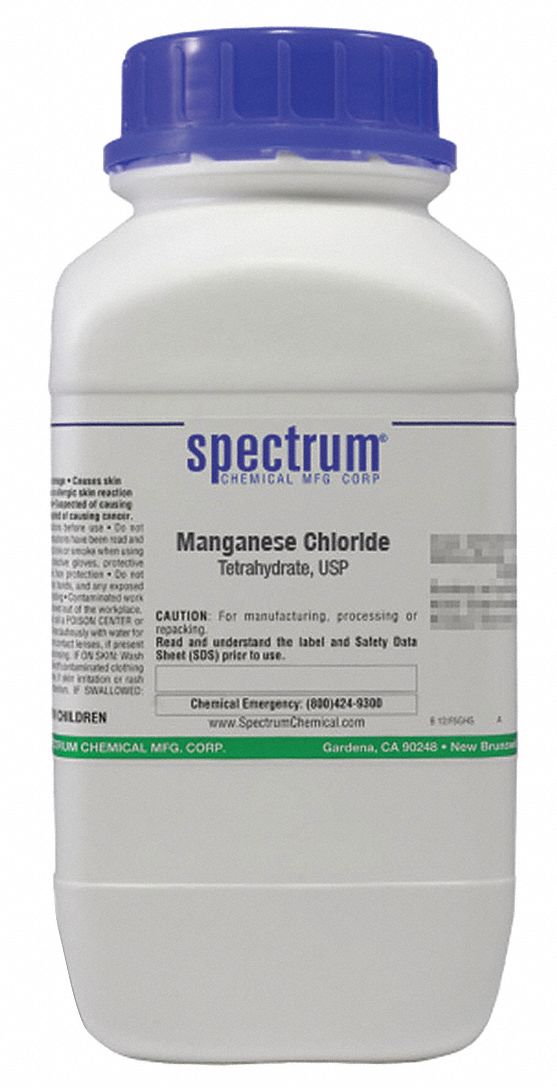 Manganese Chloride, Tetrahydrate, 2.5kg