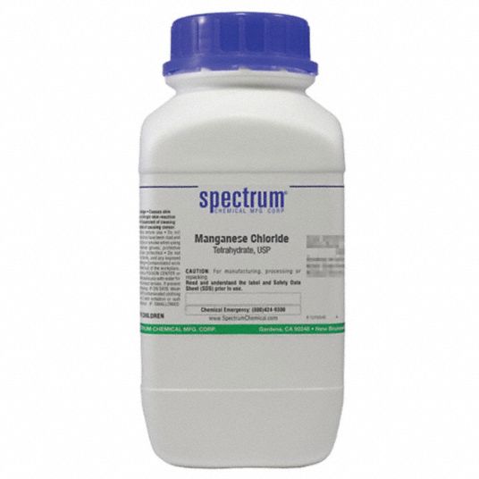 SPECTRUM Manganese Chloride, Tetrahydrate, USP 13446349, F.W. 197.91