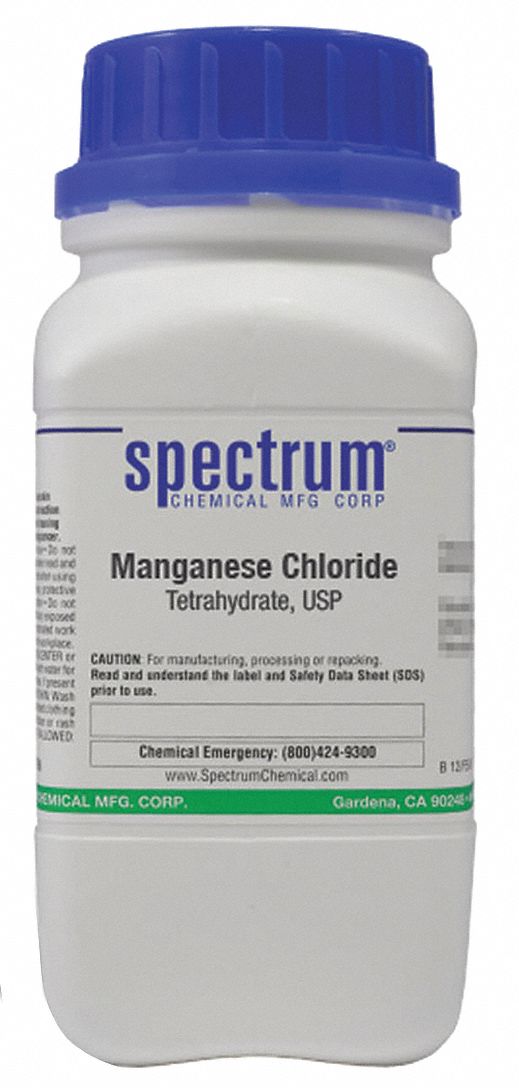 13446349, F.W. 197.91, Manganese Chloride, Tetrahydrate, USP 39G613