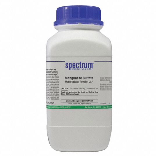 SPECTRUM Manganese Sulfate, Monohydrate, 2.5kg, PK4 ...