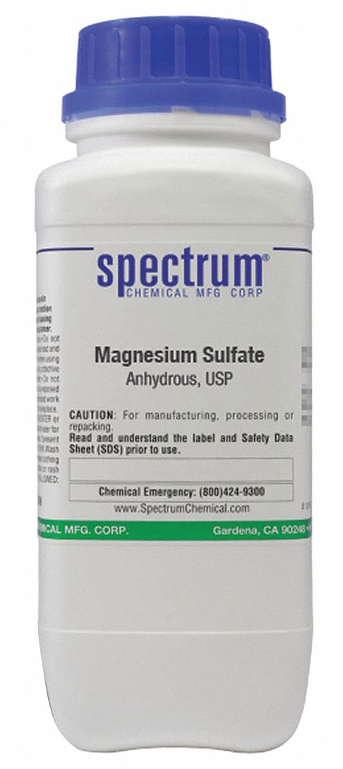 Anhydrous magnesium deals sulfate