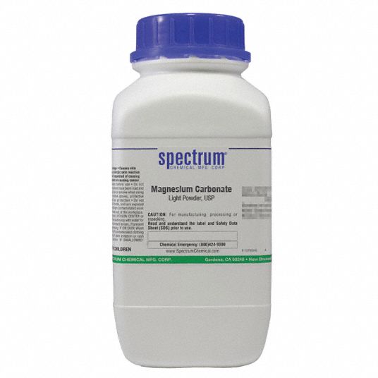 SPECTRUM Magnesium Carbonate, Light Powder, 500g 39G640MA108500GM10