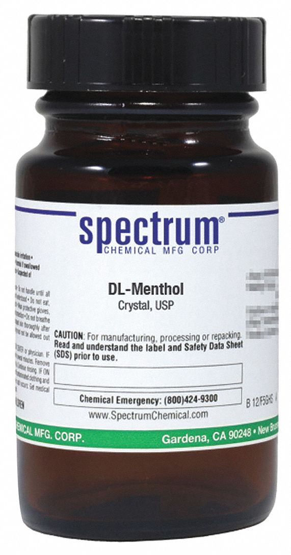 DL-Menthol, Crystal, USP, 25g