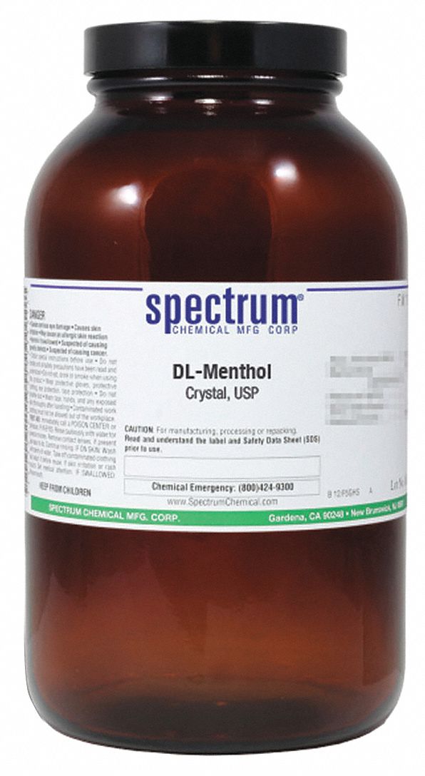 DL-Menthol, Crystal, USP, 500g