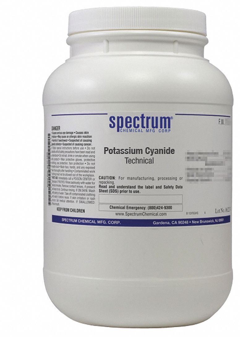 Potassium Cyanide, 10% (w/v) Solution, Spectrum Chemical, Quantity: 500 mL