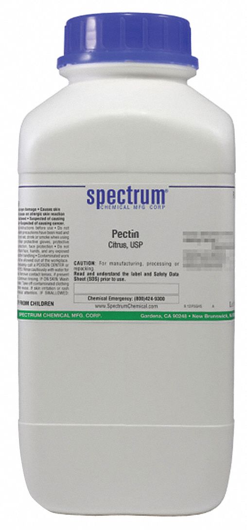 9000695, Plastic, Pectin, Citrus, USP 39G805PE1002.5KG13 Grainger