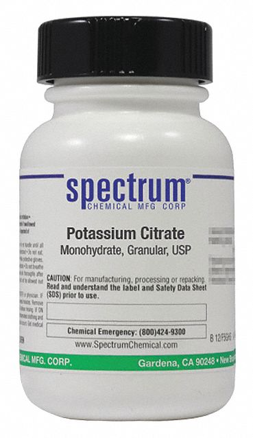 Potassium Citrate, Granular, USP, 50g