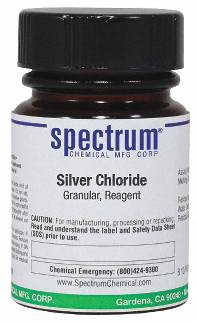 Silver Chloride, Granular, Reagent, 25g