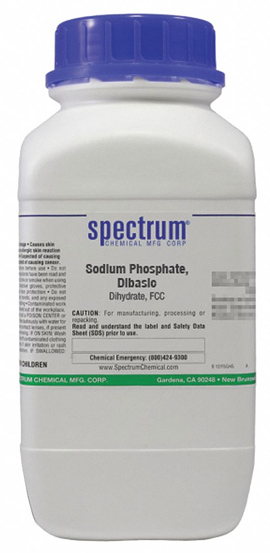 Sodium Phosphate Dibasic, Dihydrate, 2.5kg
