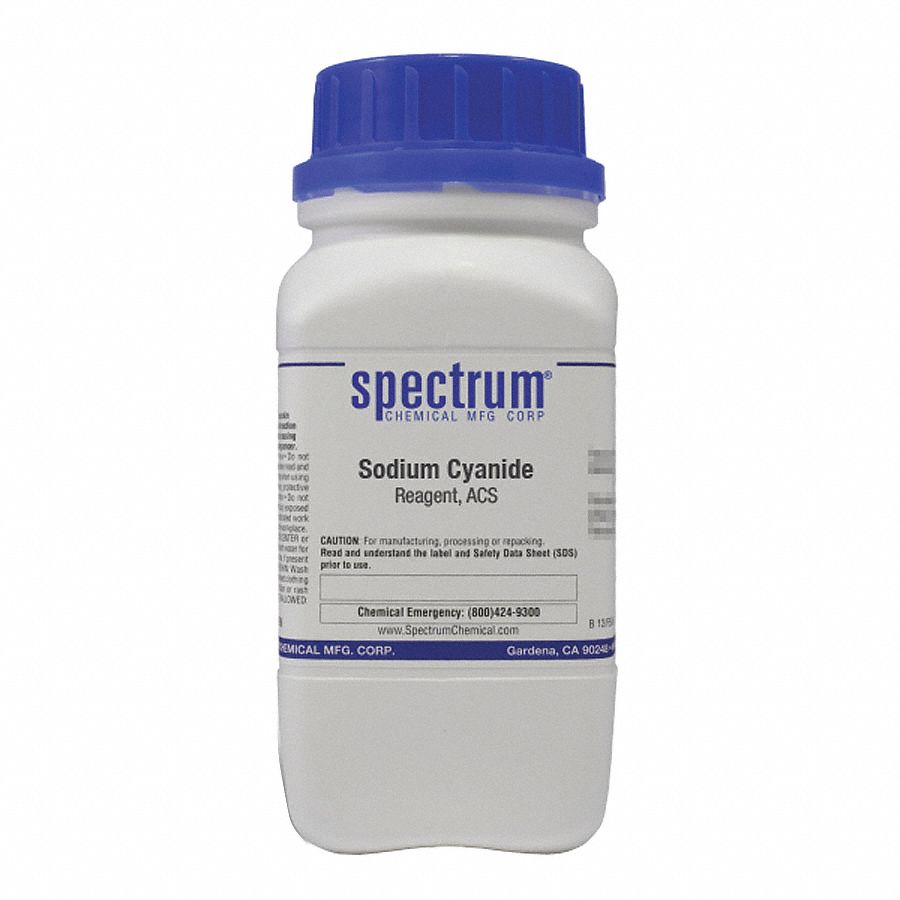 にゃんの ACS, 500 g, Sodium Cyanide - 39G911|S1260-500GM10 - Grainger