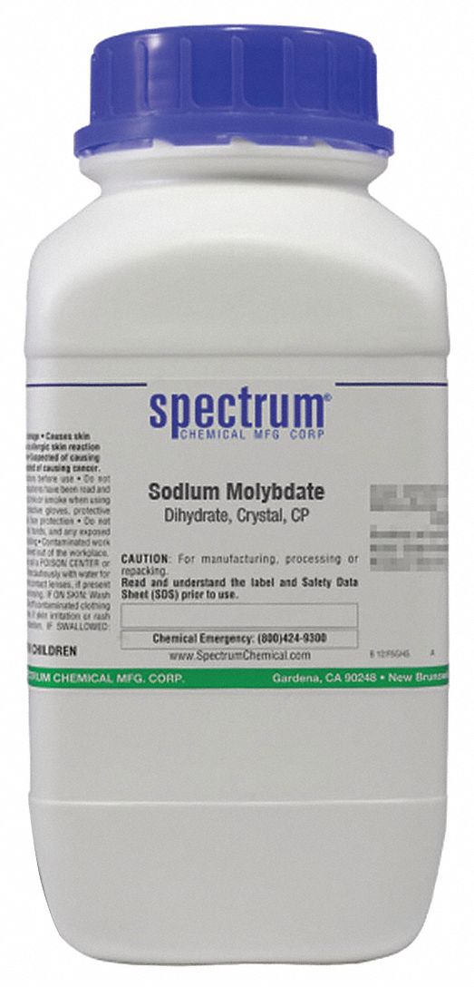 Sodium Molybdate, Dihydrate, CP, 2.5kg