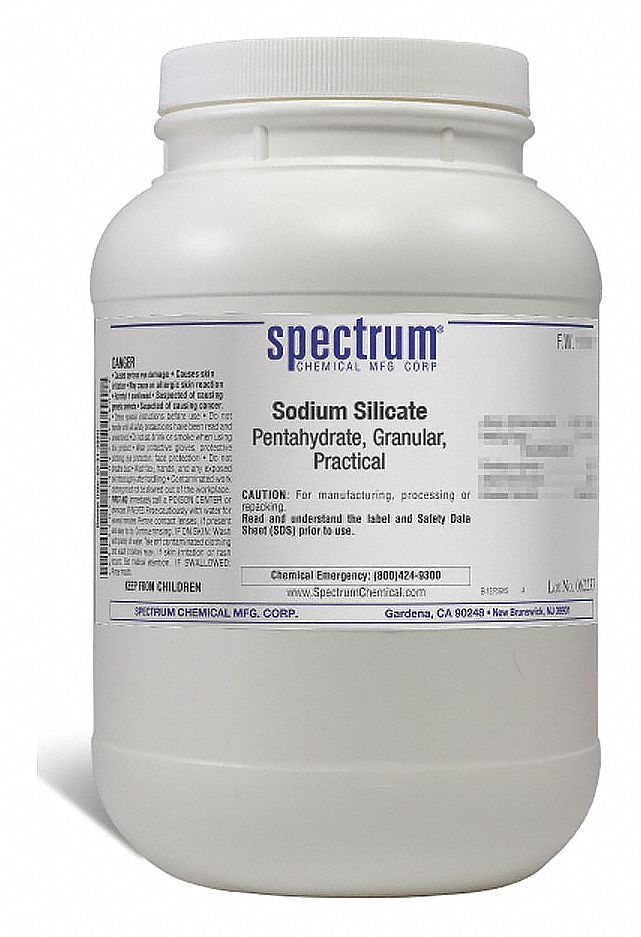 Sodium Silicate, Pentahydrate, 2.5kg