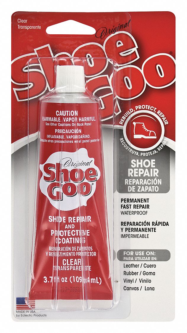 Eclectic Shoe Goo Shoe Repair Glue - Clear, 3.7 fl. oz. 