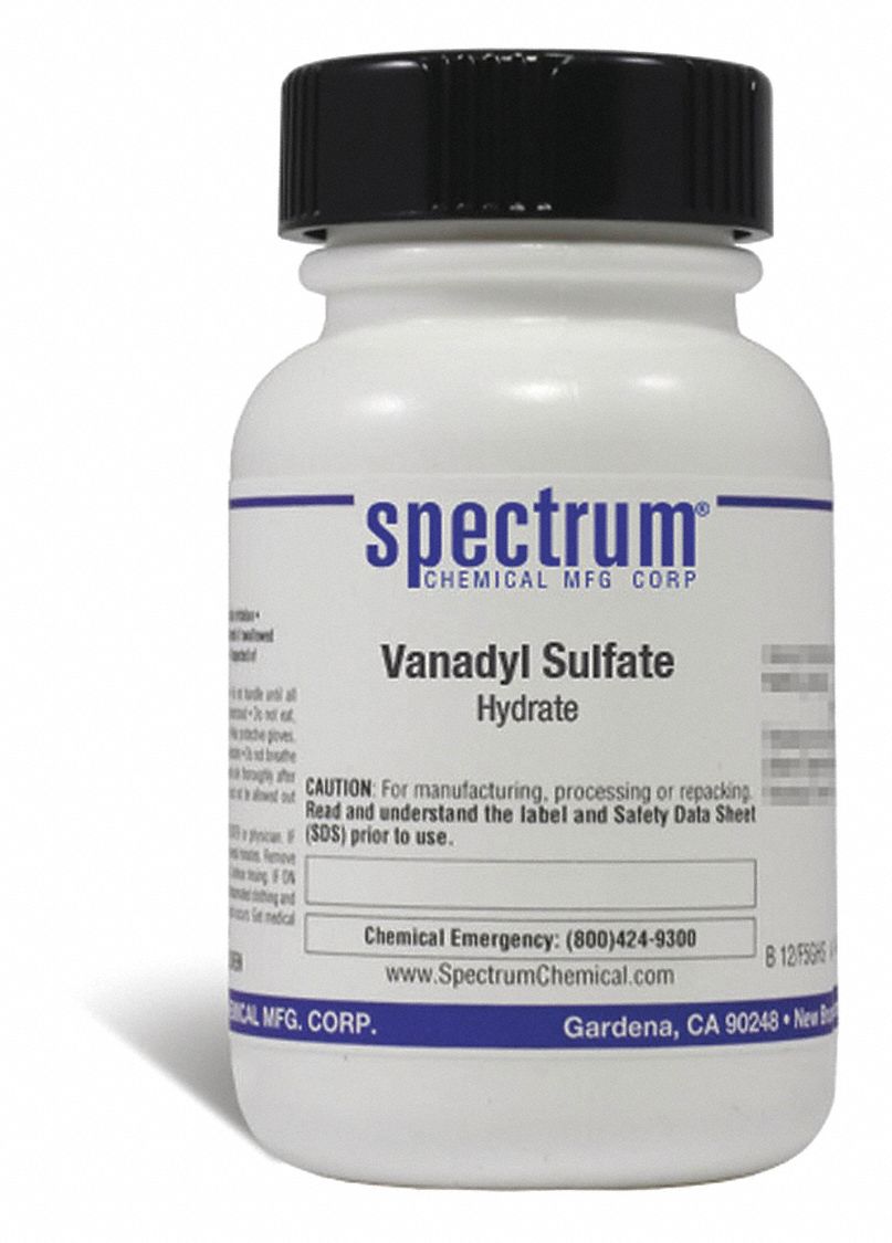 Vanadyl Sulfate, Hydrate, 25g