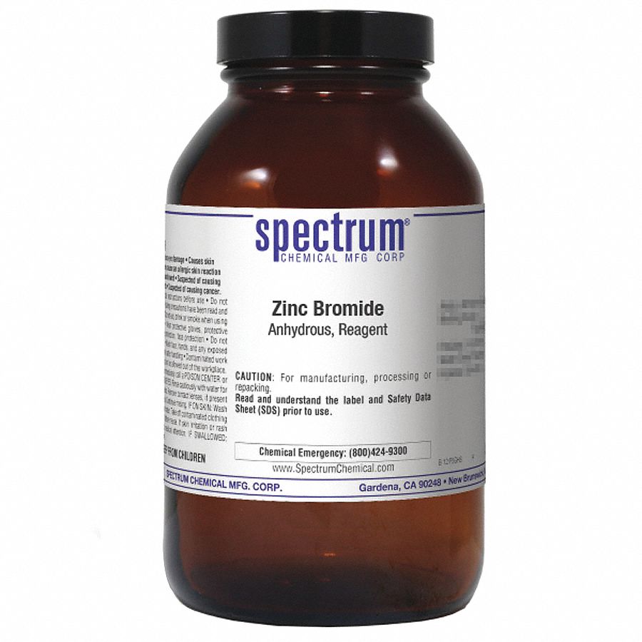 Zinc Bromide, Anhydrous, Reagent, 500g, PK6