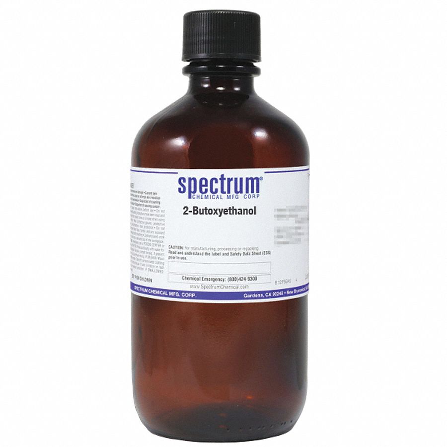 2-Butoxyethanol: Lab, 1 L, 111-76-2, Solvent, Liquid, Bottle, Glass, 24 mo Shelf Life, 1