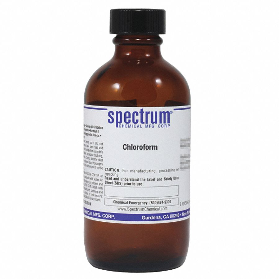 SPECTRUM Chloroform, 100mL 39H219C1121100ML49 Grainger